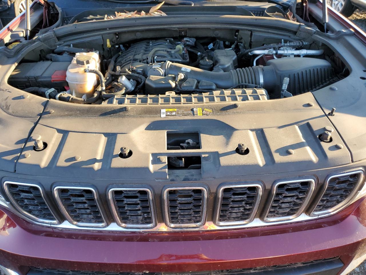 2021 Jeep Grand Cherokee VIN 1C4RJKAG7M8165675 Copart auction photo, burn - interior damage thumbnail 12