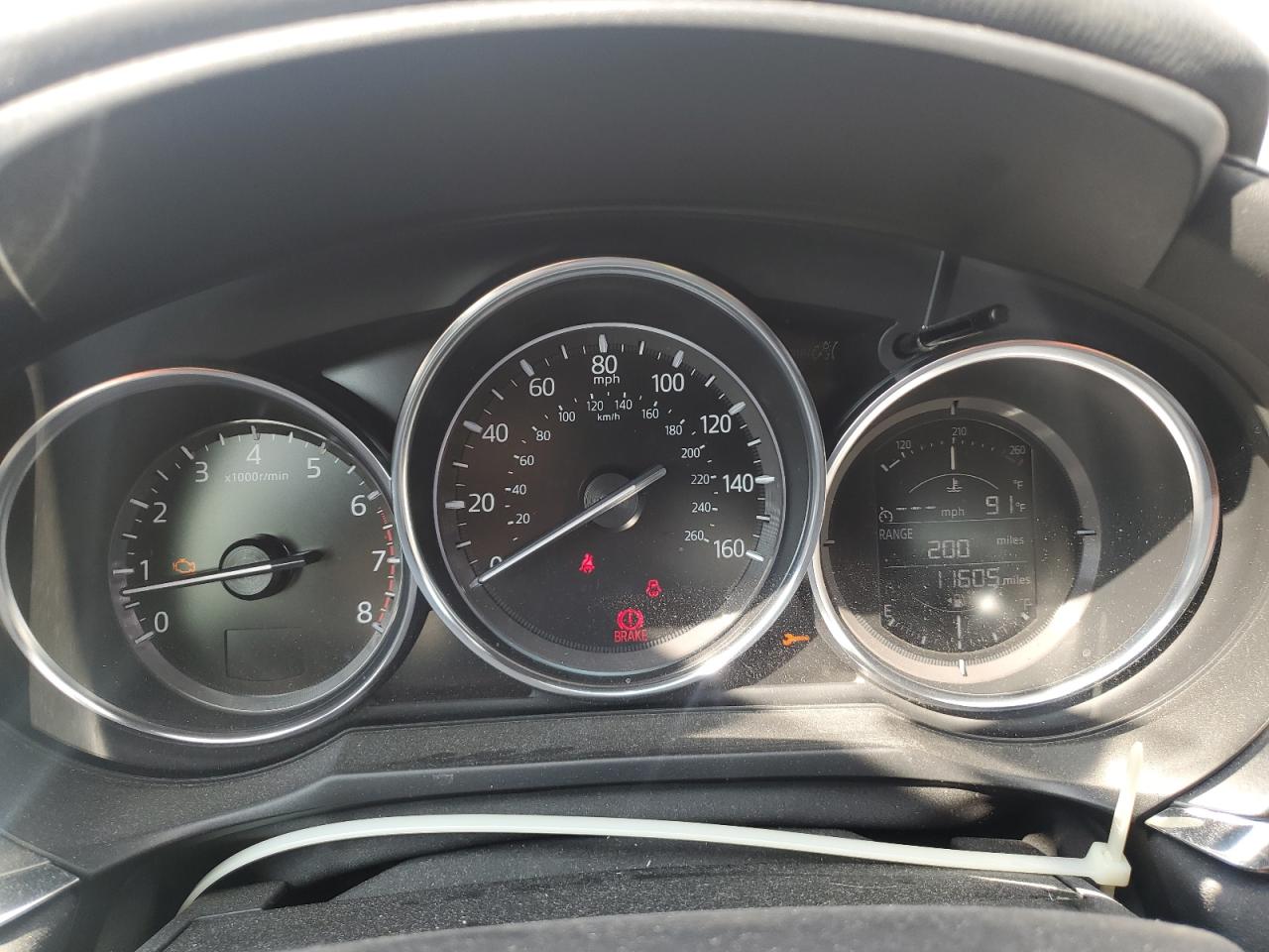 2018 Mazda 6 VIN JM1GL1U50J1322991 Copart auction photo, side / rear end damage thumbnail 9