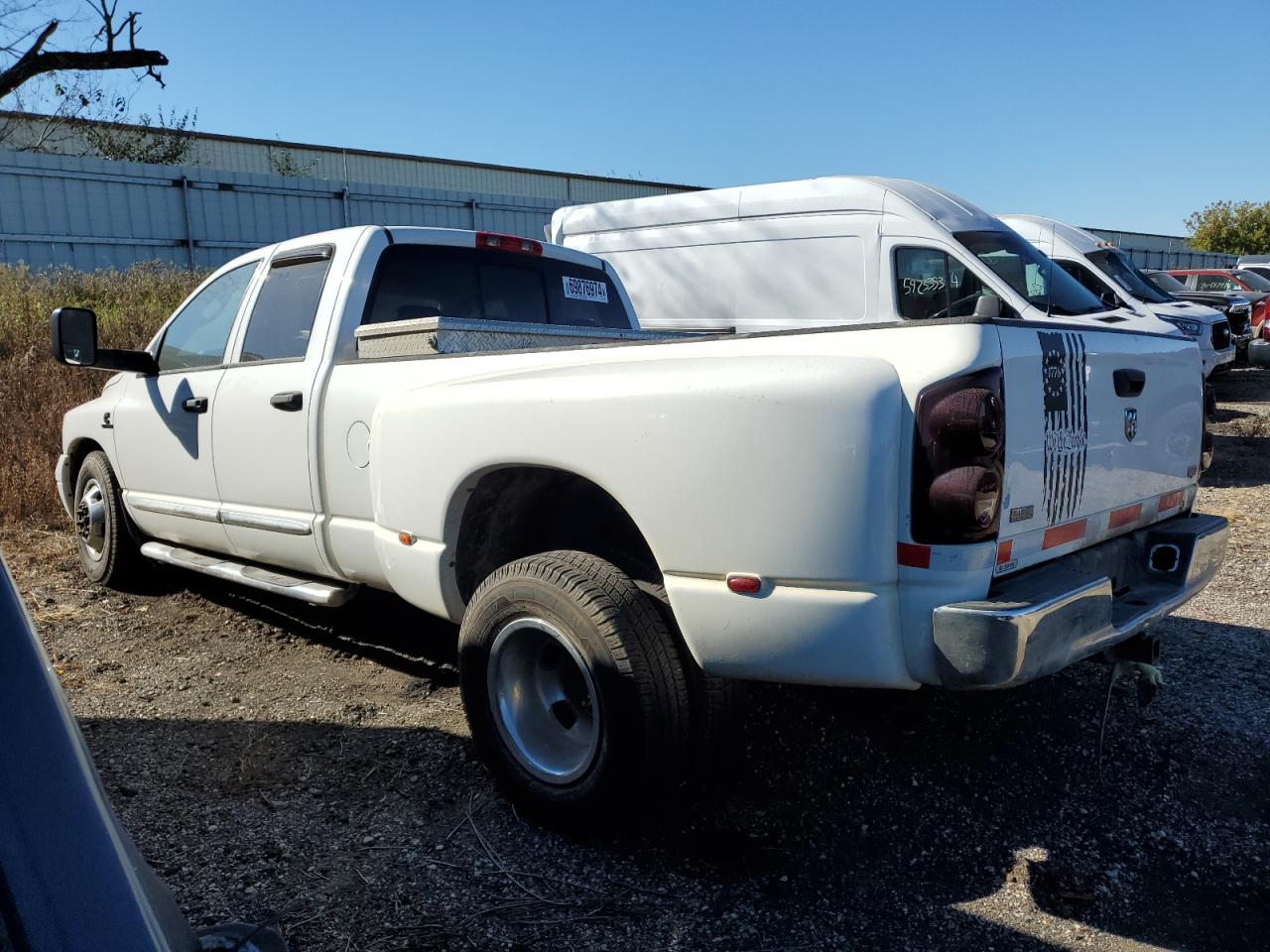 2008 Dodge RAM VIN 3D7ML48A98G120924 Copart auction photo, front end / side damage thumbnail 2