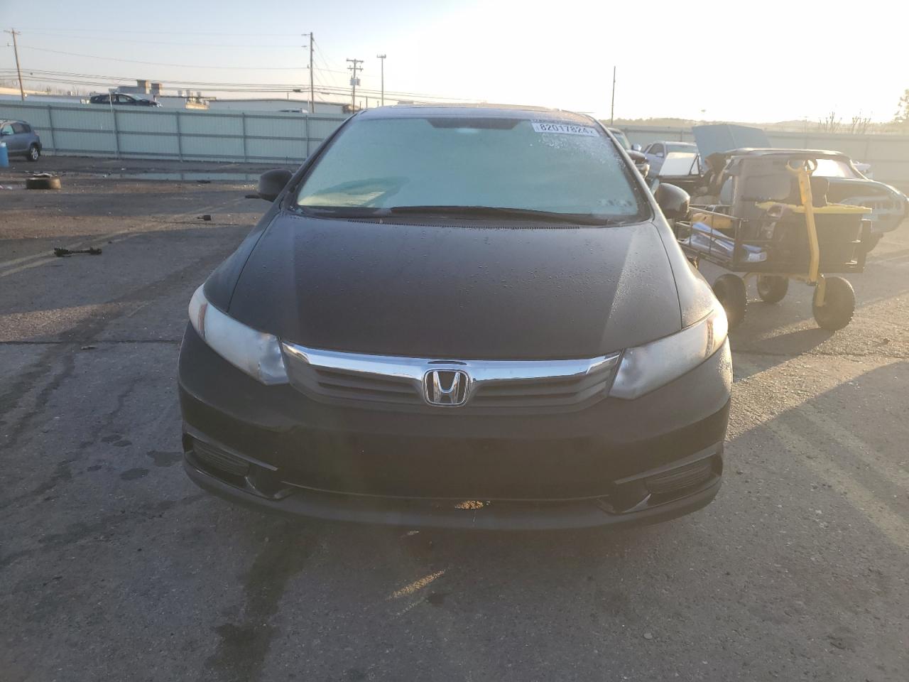 2012 Honda Civic VIN 19XFB2F89CE343303 Copart auction photo, side / front end damage thumbnail 5