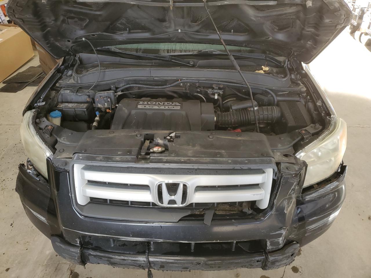 2006 Honda Pilot VIN 2HKYF18566H002239 Copart auction photo, side / front end damage thumbnail 12
