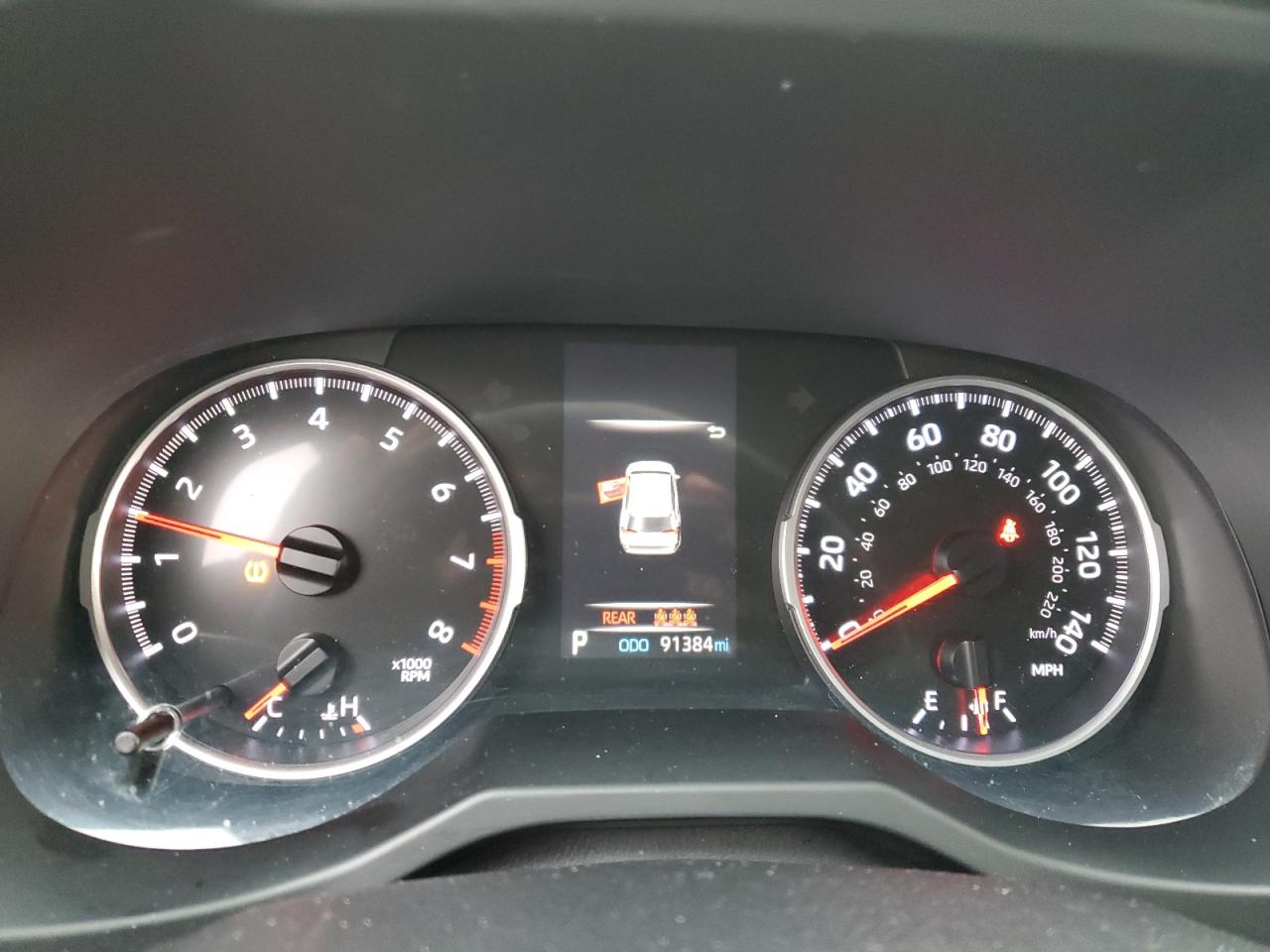 2019 Toyota RAV 4 VIN JTMF1RFV6KD505860 Copart auction photo, front end / minor dent/scratches damage thumbnail 9