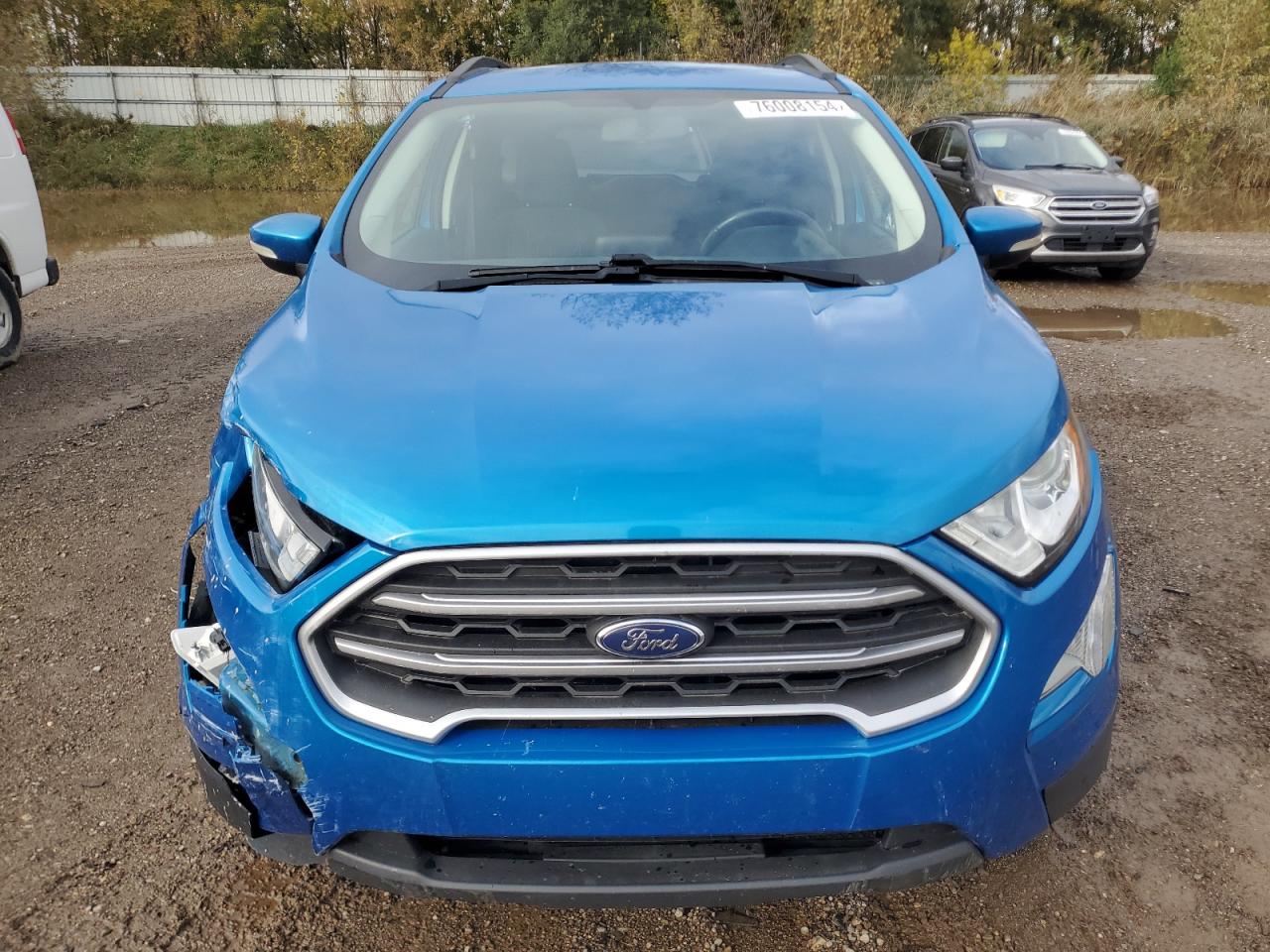 2019 Ford EcoSport VIN MAJ6S3GL1KC273137 Copart auction photo, front end / side damage thumbnail 5