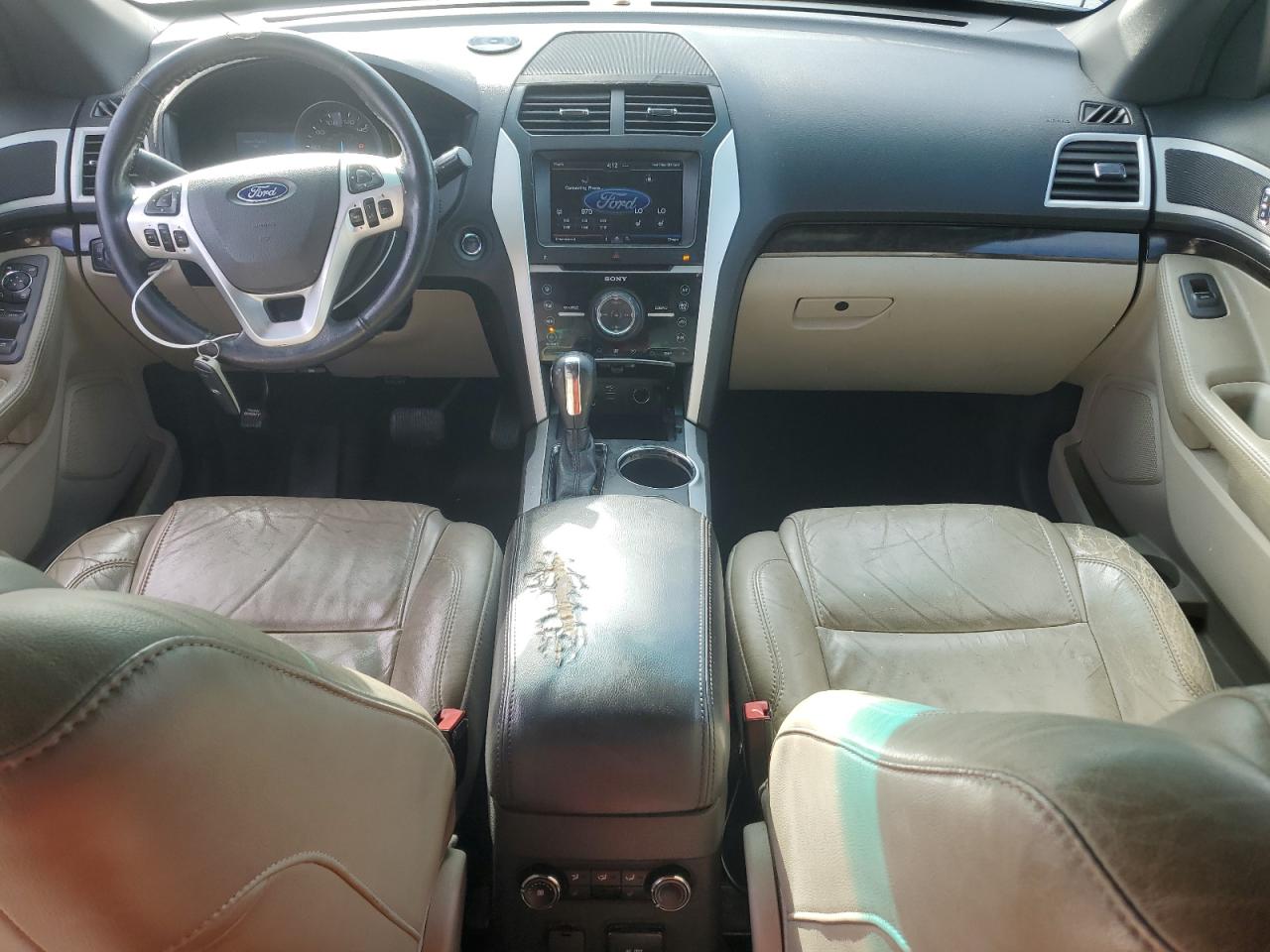 2014 Ford Explorer VIN 1FM5K7F83EGA49841 Copart auction photo, front end damage thumbnail 8