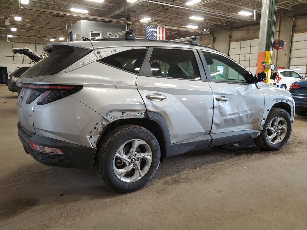 2023 Hyundai Tucson VIN 5NMJBCAE8PH193485 Copart auction photo, all over damage thumbnail 3