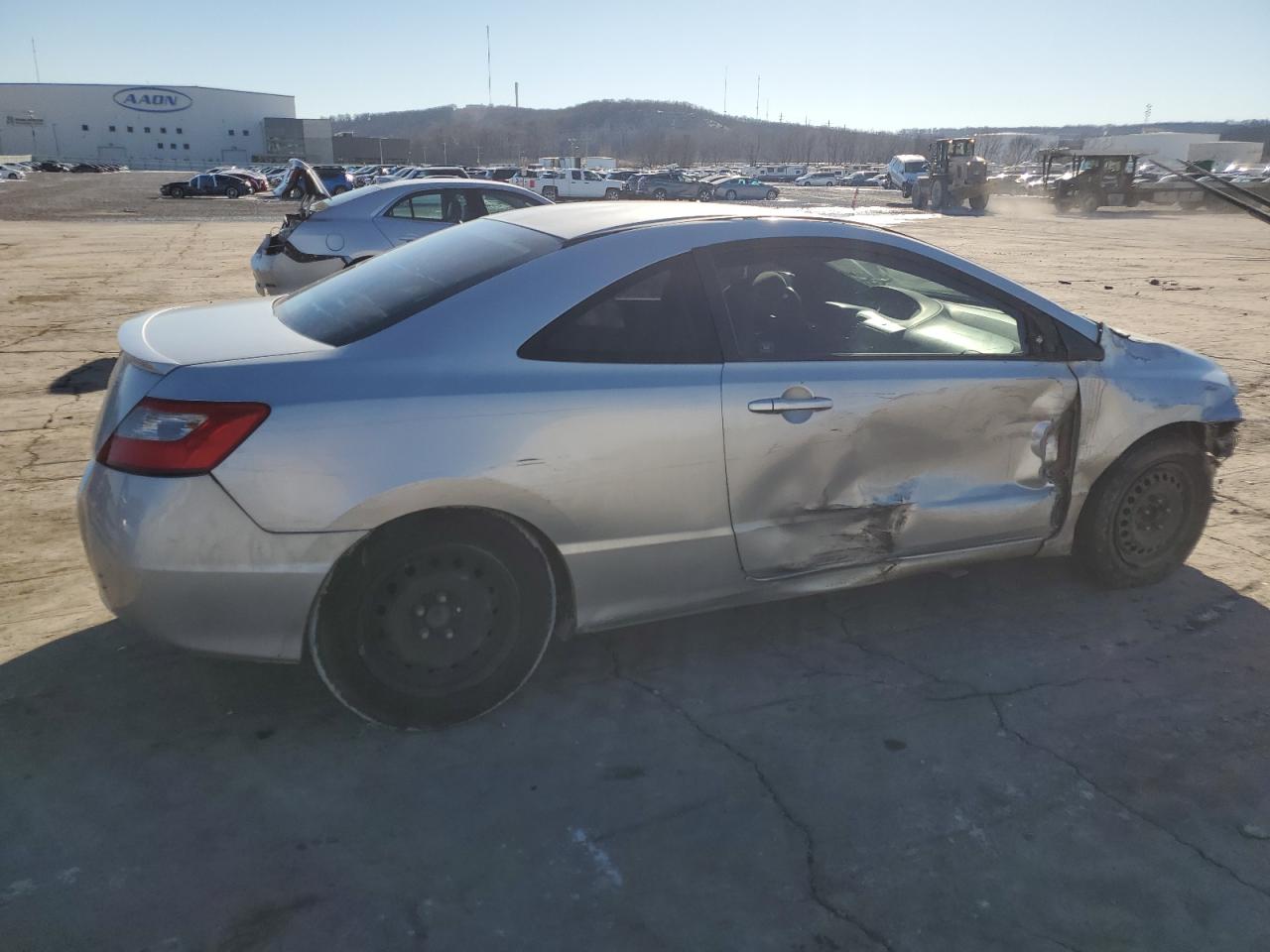 2010 Honda Civic VIN 2HGFG1B61AH525838 Copart auction photo, all over damage thumbnail 3