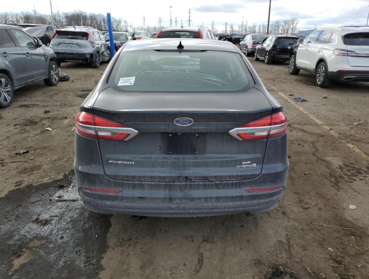 2019 Ford Fusion VIN 3FA6P0LU9KR197103 Copart auction photo, front end damage thumbnail 6