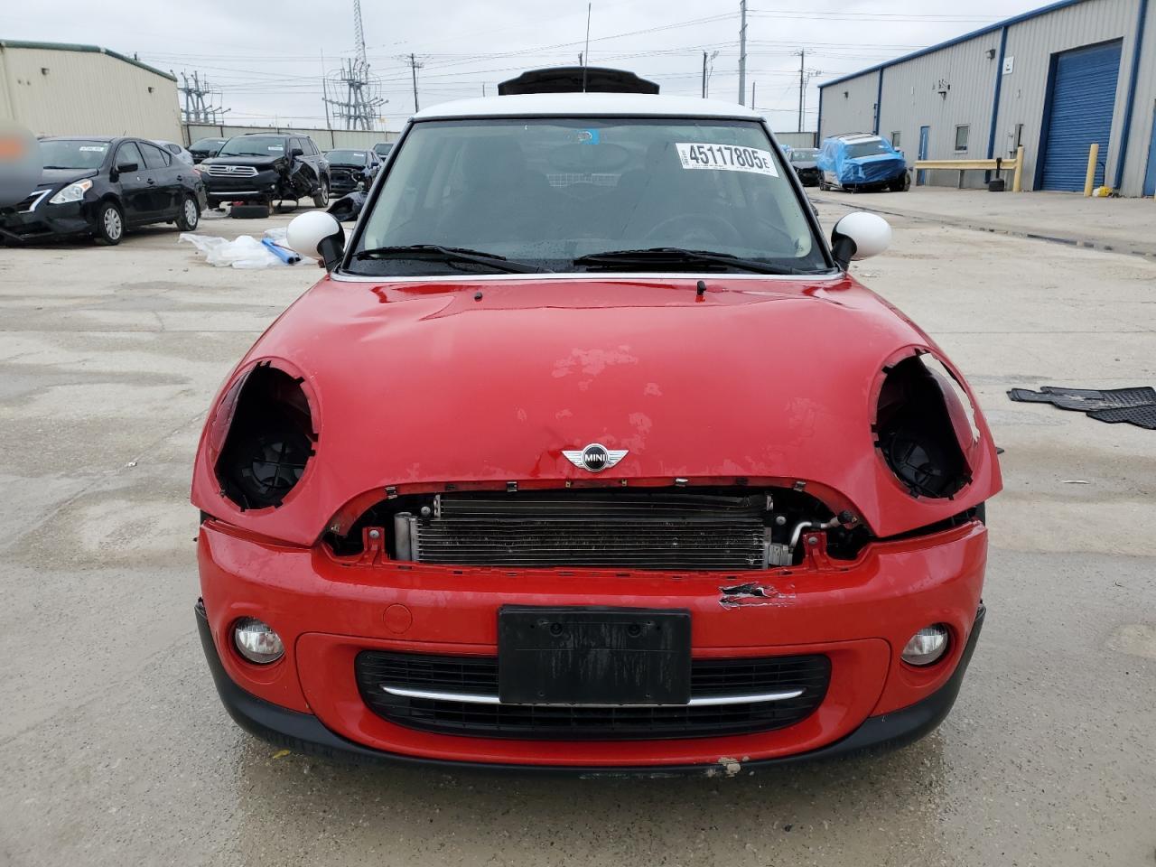 2011 MINI Cooper VIN WMWSU3C59BT097400 Copart auction photo, front end damage thumbnail 5