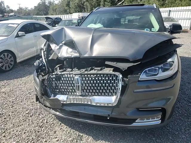 2020 Lincoln Aviator VIN 5LM5J7XC4LGL10474 Copart auction photo, front end / side damage thumbnail 12