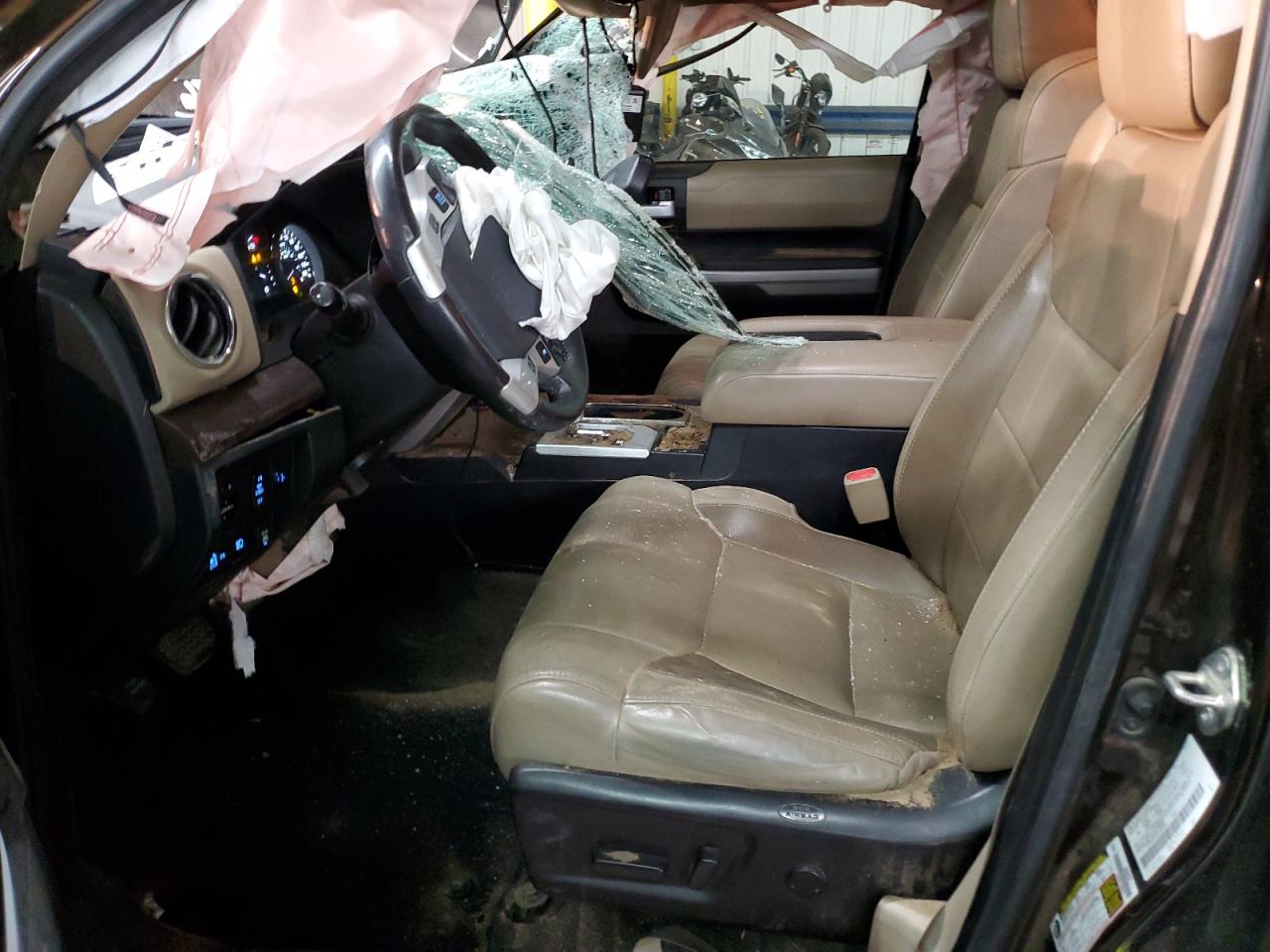 2020 Toyota Tundra VIN 5TFHY5F16LX887236 Copart auction photo, rollover damage thumbnail 7