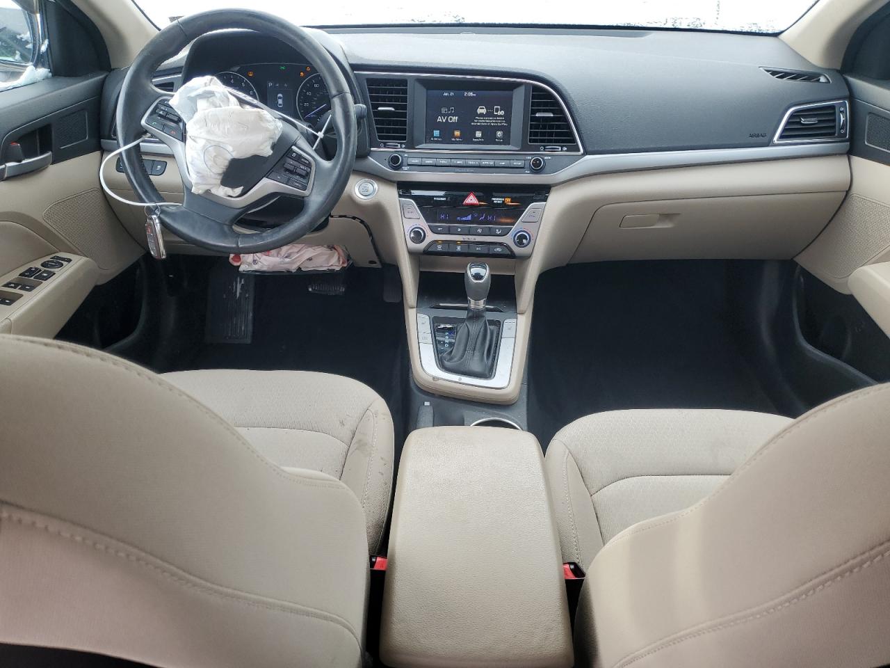 2018 Hyundai Elantra VIN 5NPD84LF8JH335870 Copart auction photo, front end damage thumbnail 8