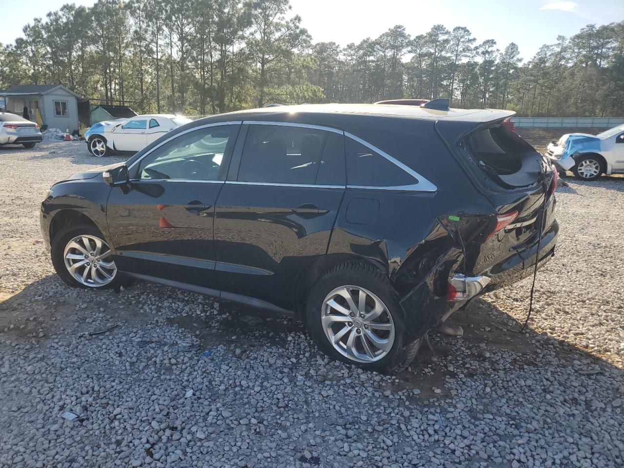 2018 Acura RDX VIN 5J8TB3H57JL005027 Copart auction photo, rear end / side damage thumbnail 2