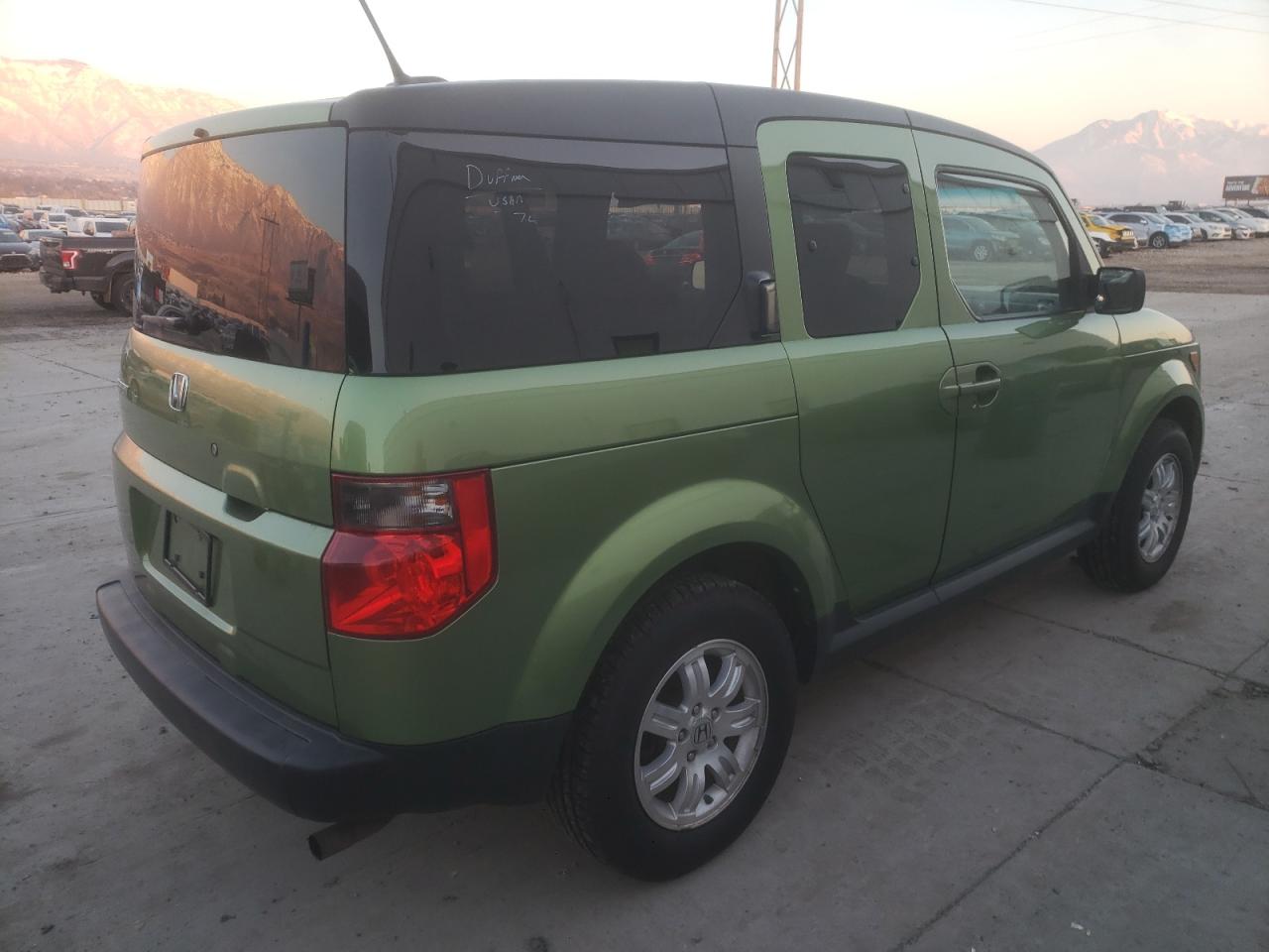 2008 Honda Element VIN 5J6YH27748L012893 Copart auction photo, front end / side damage thumbnail 3