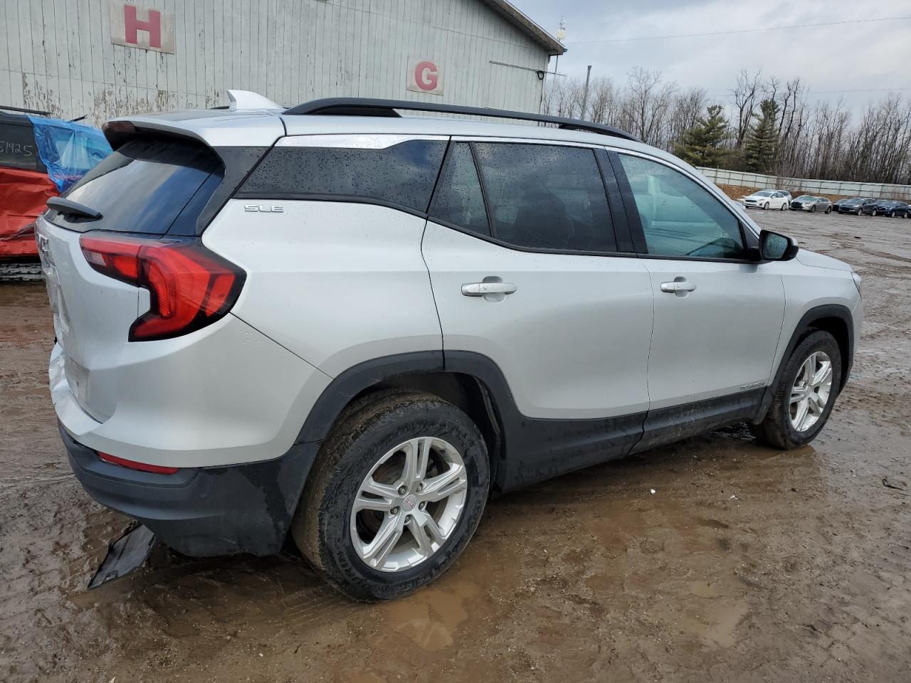 2019 GMC Terrain VIN 3GKALMEV4KL101446 Copart auction photo, rear end / side damage thumbnail 3