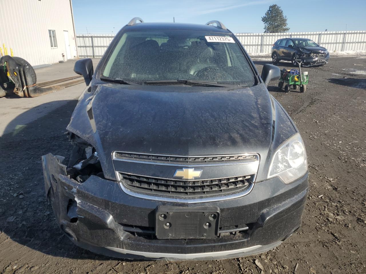 2014 Chevrolet Captiva VIN 3GNAL3EK8ES613840 Copart auction photo, front end / side damage thumbnail 5