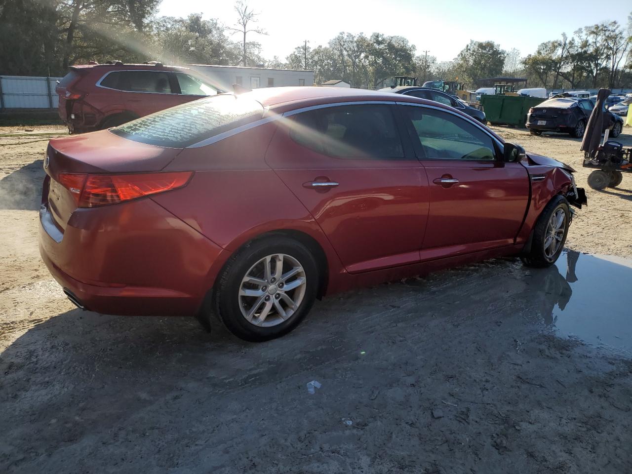 2012 KIA Optima VIN 5XXGM4A70CG056979 Copart auction photo, front end damage thumbnail 3