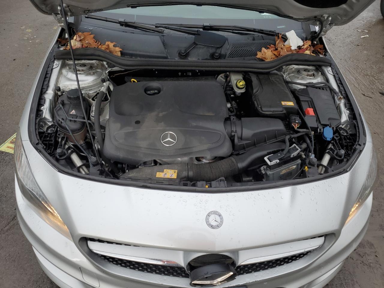 2016 Mercedes-Benz CLA-klasse VIN WDDSJ4GB8GN325521 Copart auction photo, front end / undercarriage damage thumbnail 11