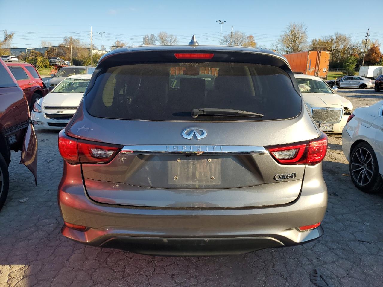 2018 Infiniti QX60 VIN 5N1DL0MM9JC527584 Copart auction photo, front end / minor dent/scratches damage thumbnail 6