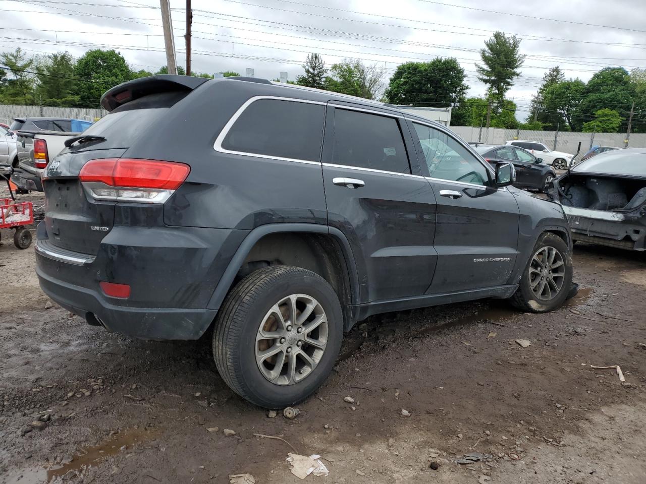 2015 Jeep Grand Cherokee VIN 1C4RJFBG3FC186142 Copart auction photo, front end damage thumbnail 3