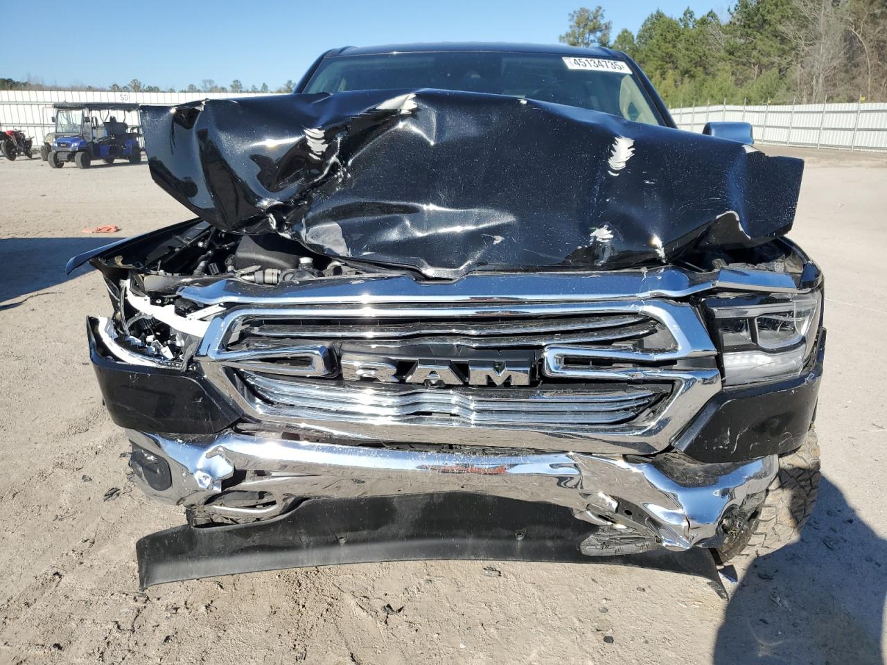 2019 RAM 1500 VIN 1C6RREJT2KN641490 Copart auction photo, front end damage thumbnail 13
