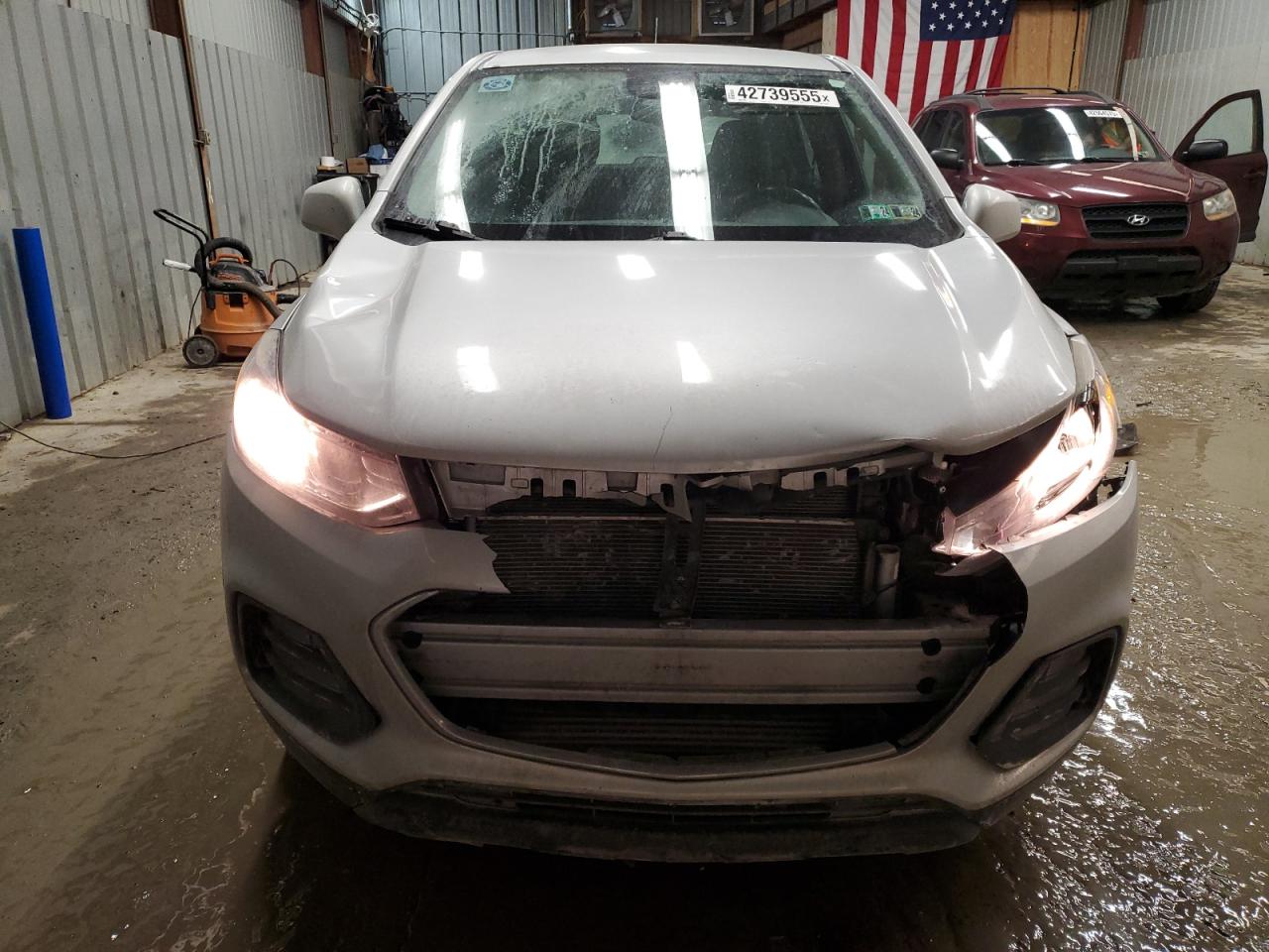 2017 Chevrolet Trax VIN 3GNCJKSB4HL195031 Copart auction photo, front end damage thumbnail 5