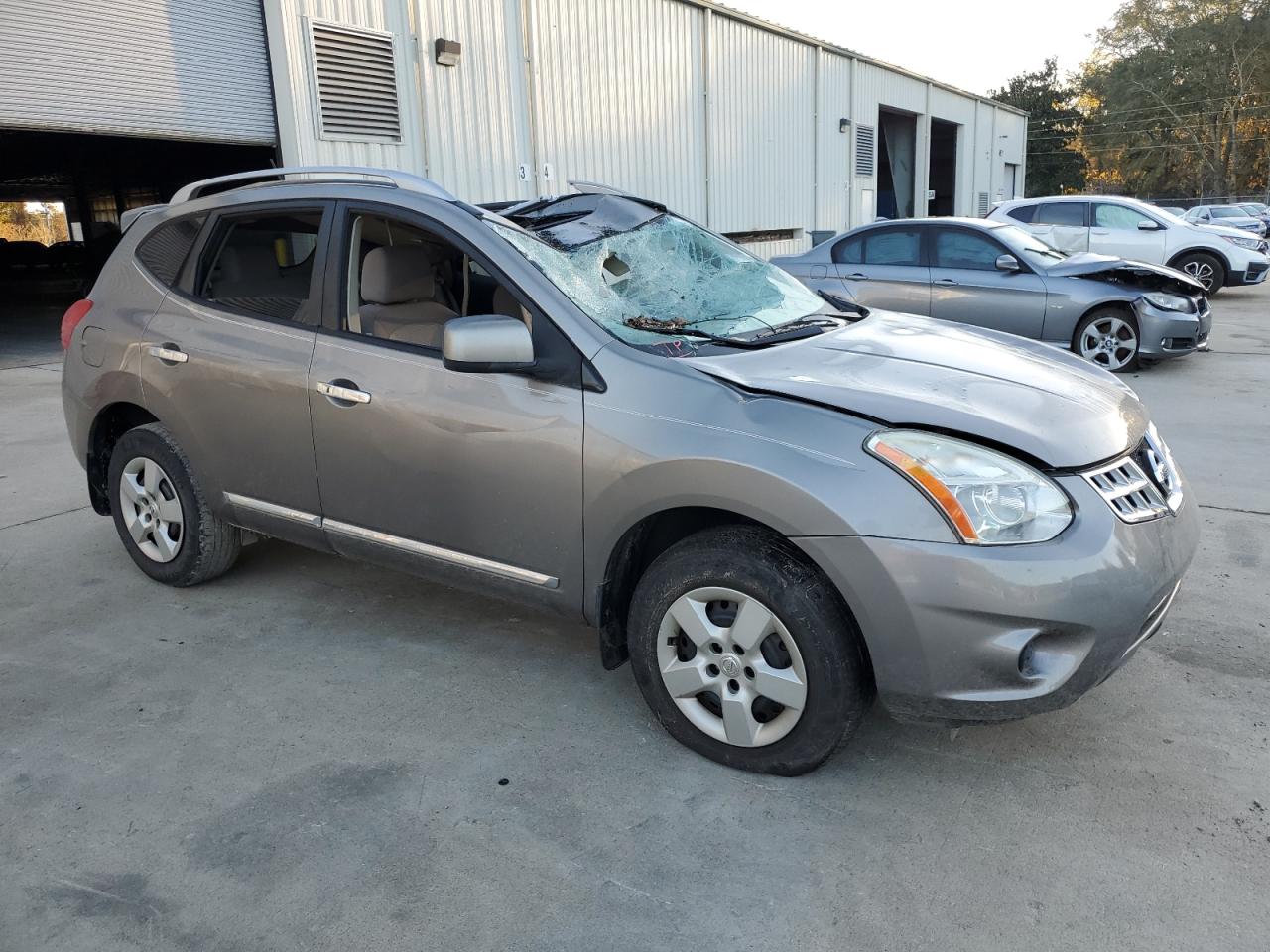 2011 Nissan Rogue VIN JN8AS5MT5BW181617 Copart auction photo, all over damage thumbnail 4