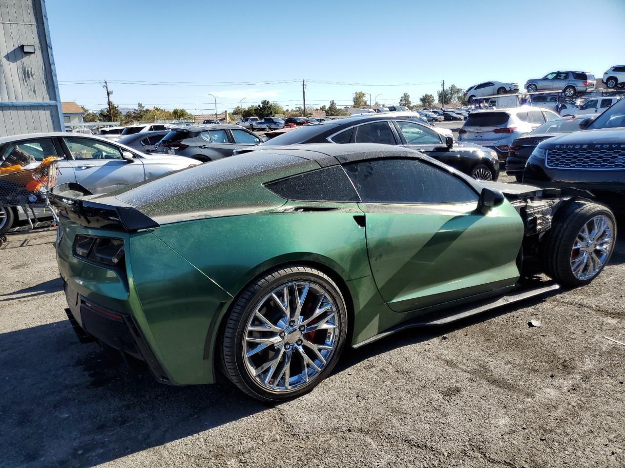 2016 Chevrolet Corvette VIN 1G1YB2D78G5117170 Copart auction photo, front end damage thumbnail 3