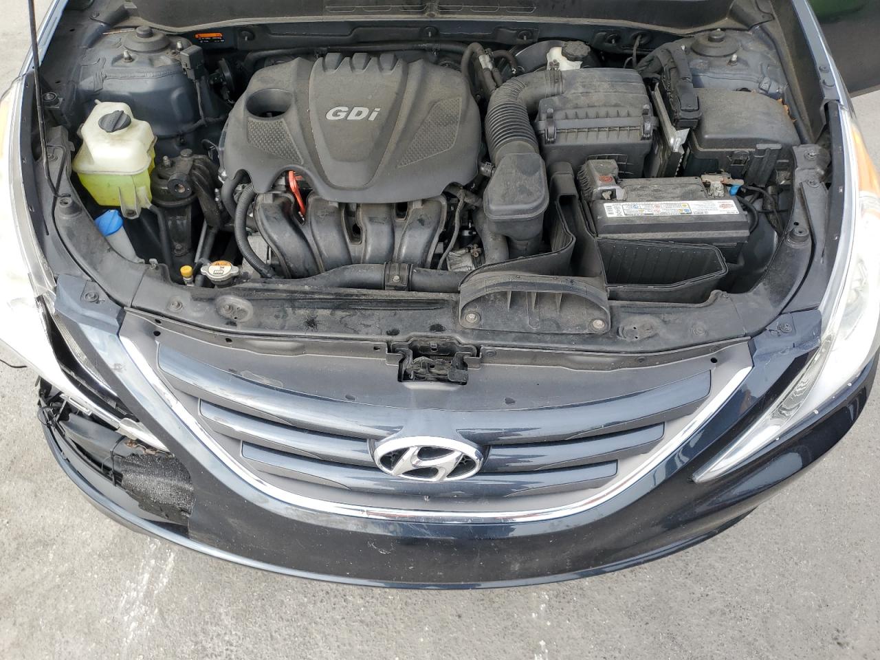 2014 Hyundai Sonata VIN 5NPEB4AC2EH855650 Copart auction photo, rear end / front end damage thumbnail 11