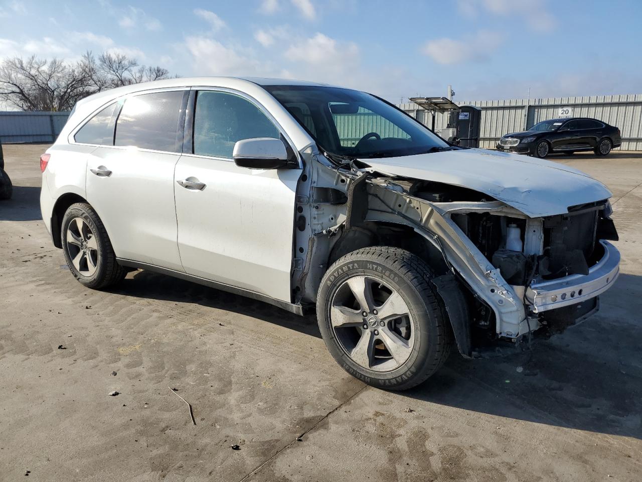 2016 Acura MDX VIN 5FRYD4H24GB009735 Copart auction photo, front end damage thumbnail 4
