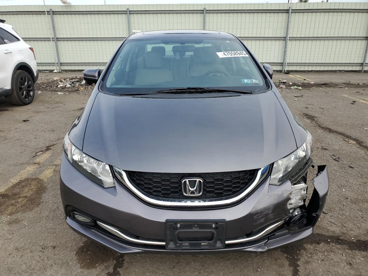 2015 Honda Civic VIN 19XFB2F91FE243824 Copart auction photo, front end damage thumbnail 5