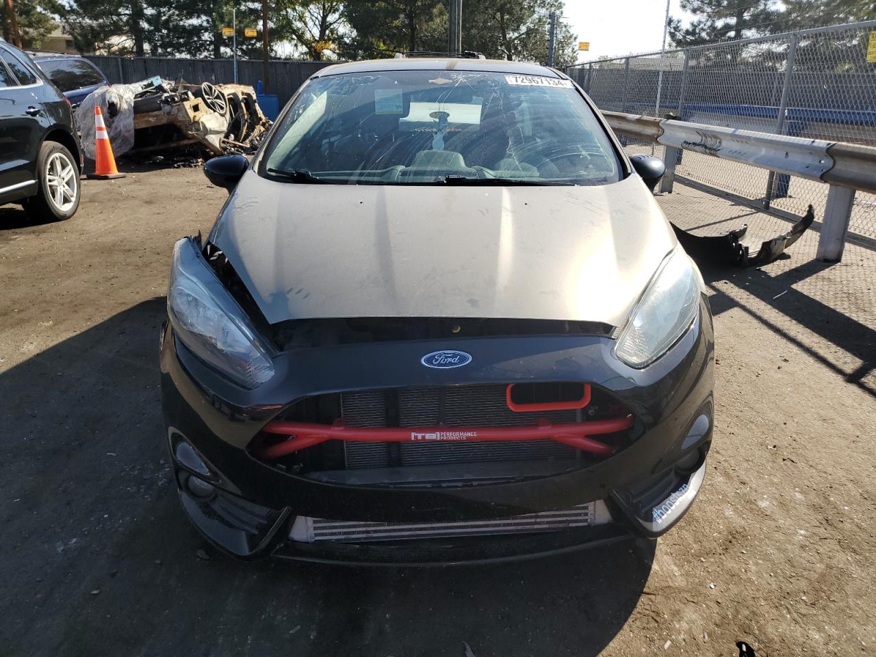 2017 Ford Fiesta VIN 3FADP4GX2HM163271 Copart auction photo, all over damage thumbnail 5