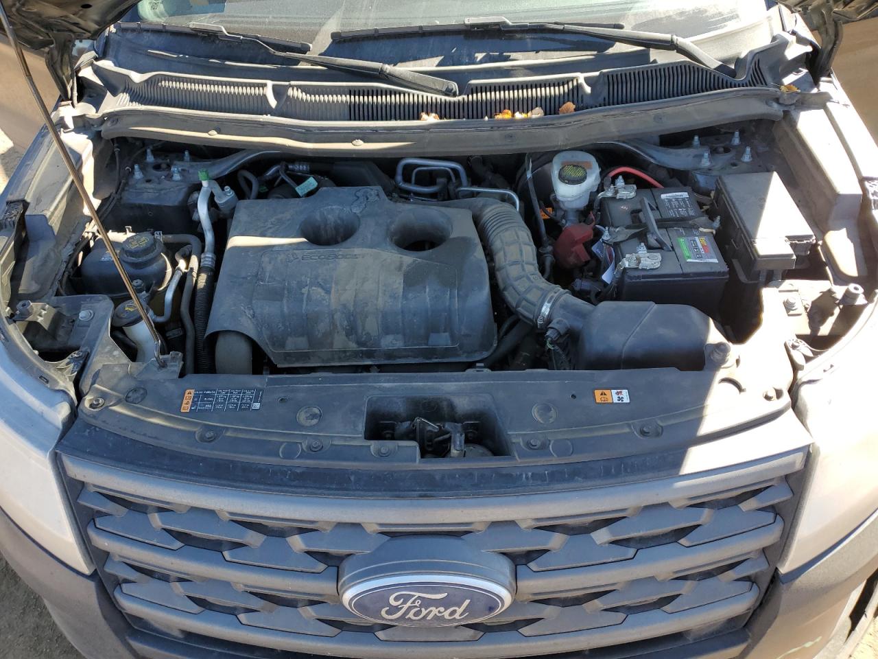 2018 Ford Explorer VIN 1FM5K8DH5JGC54760 Copart auction photo, front end / side damage thumbnail 13