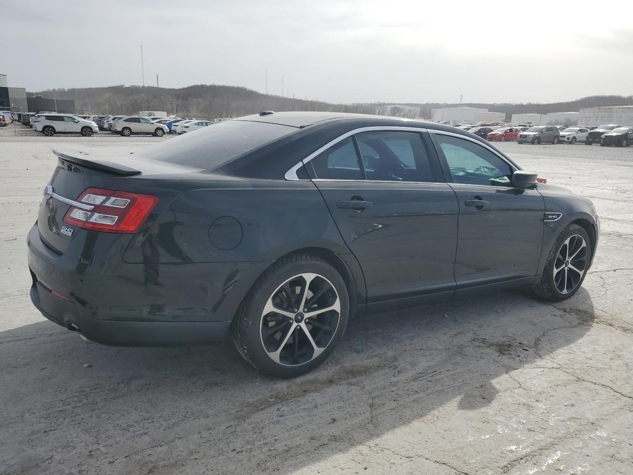 2015 Ford Taurus VIN 1FAHP2KTXFG121786 Copart auction photo, front end / rear end damage thumbnail 3