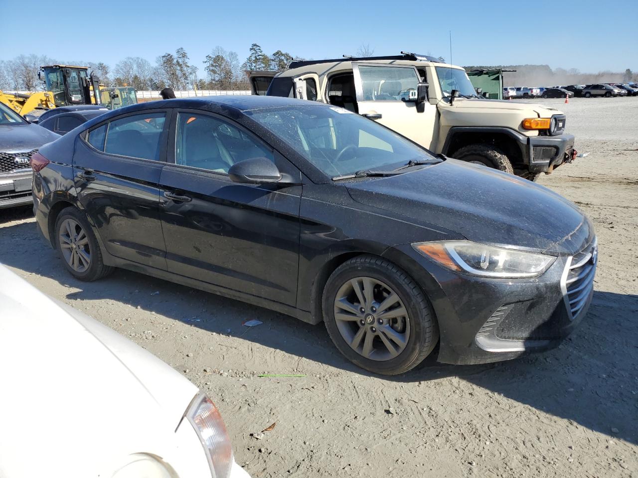 2017 Hyundai Elantra VIN KMHD84LFXHU098780 Copart auction photo, front end damage thumbnail 4