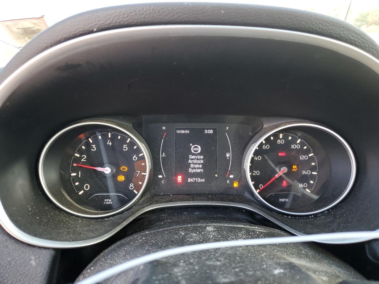 2018 Jeep Compass VIN 3C4NJCAB8JT272918 Copart auction photo, front end / side damage thumbnail 9