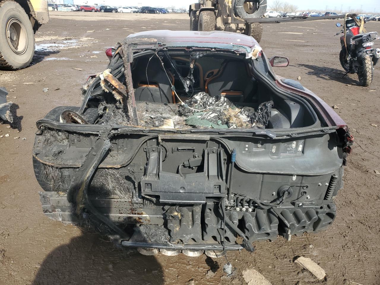 2016 Chevrolet Corvette VIN 1G1YU2D64G5612824 Copart auction photo, vandalism damage thumbnail 6