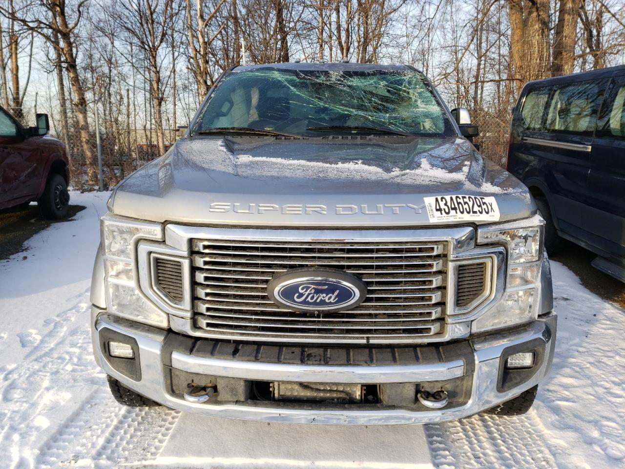 2020 Ford F450 VIN 1FT8W4DT5LED23982 Copart auction photo, all over damage thumbnail 5