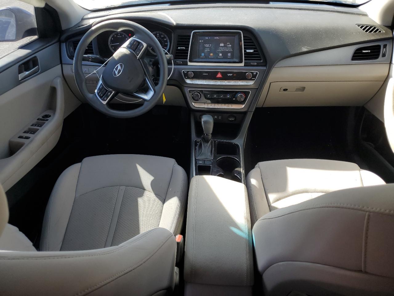 2019 Hyundai Sonata VIN 5NPE24AF6KH817229 Copart auction photo, front end / undercarriage damage thumbnail 8