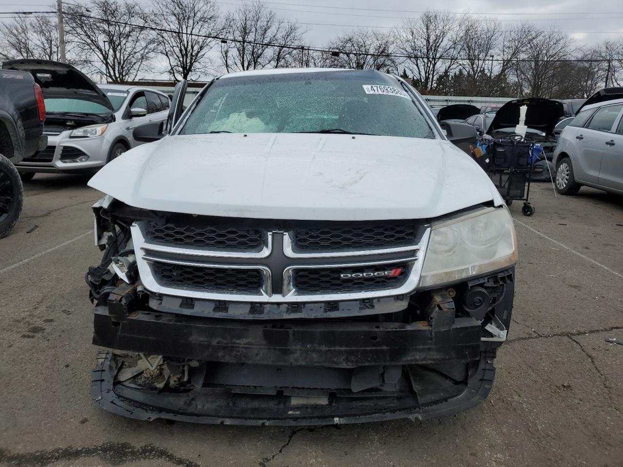 2012 Dodge Avenger VIN 1C3CDZAB3CN204616 Copart auction photo, all over damage thumbnail 5