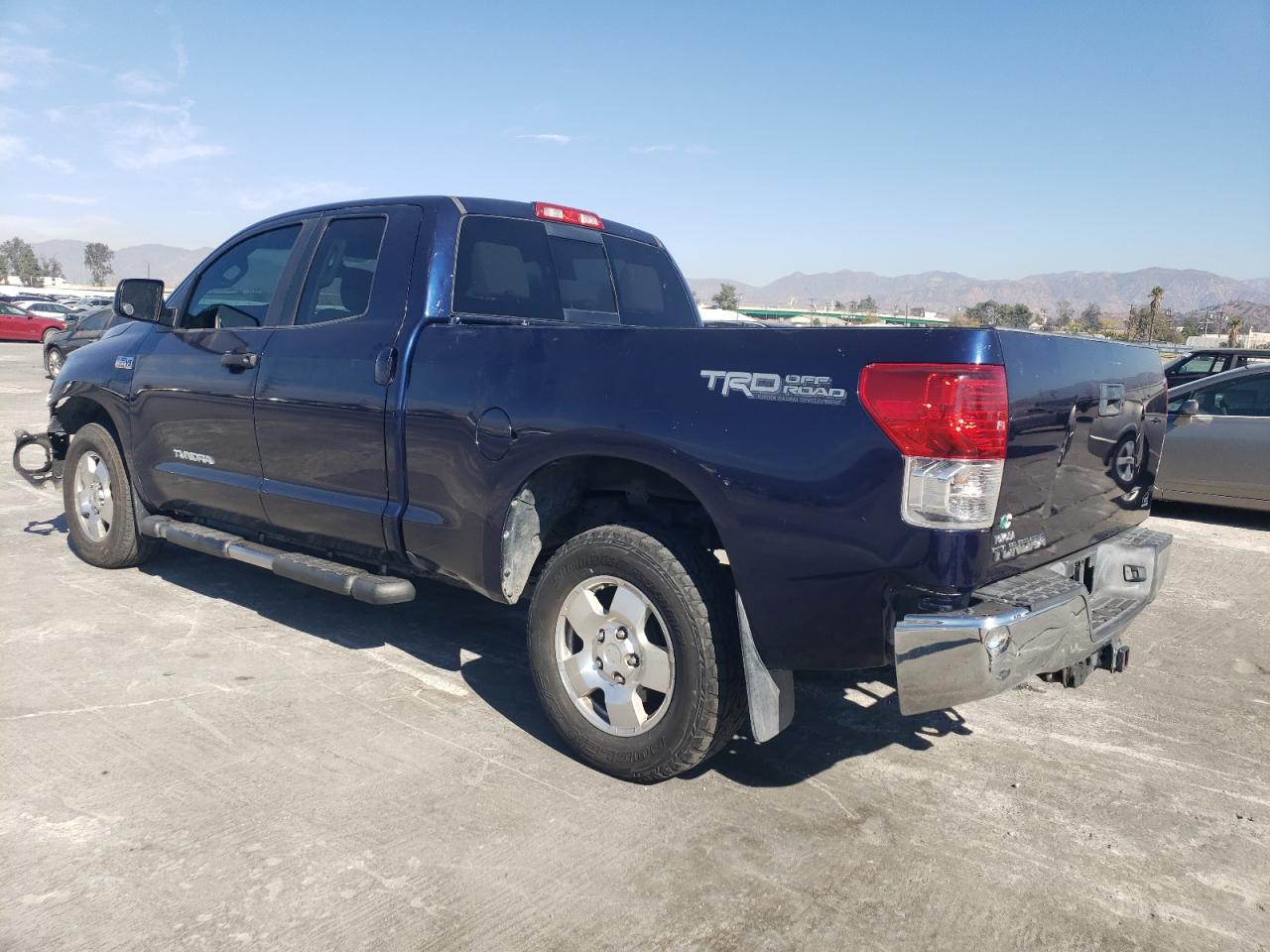2012 Toyota Tundra VIN 5TFRY5F13CX127138 Copart auction photo, front end / rear end damage thumbnail 2
