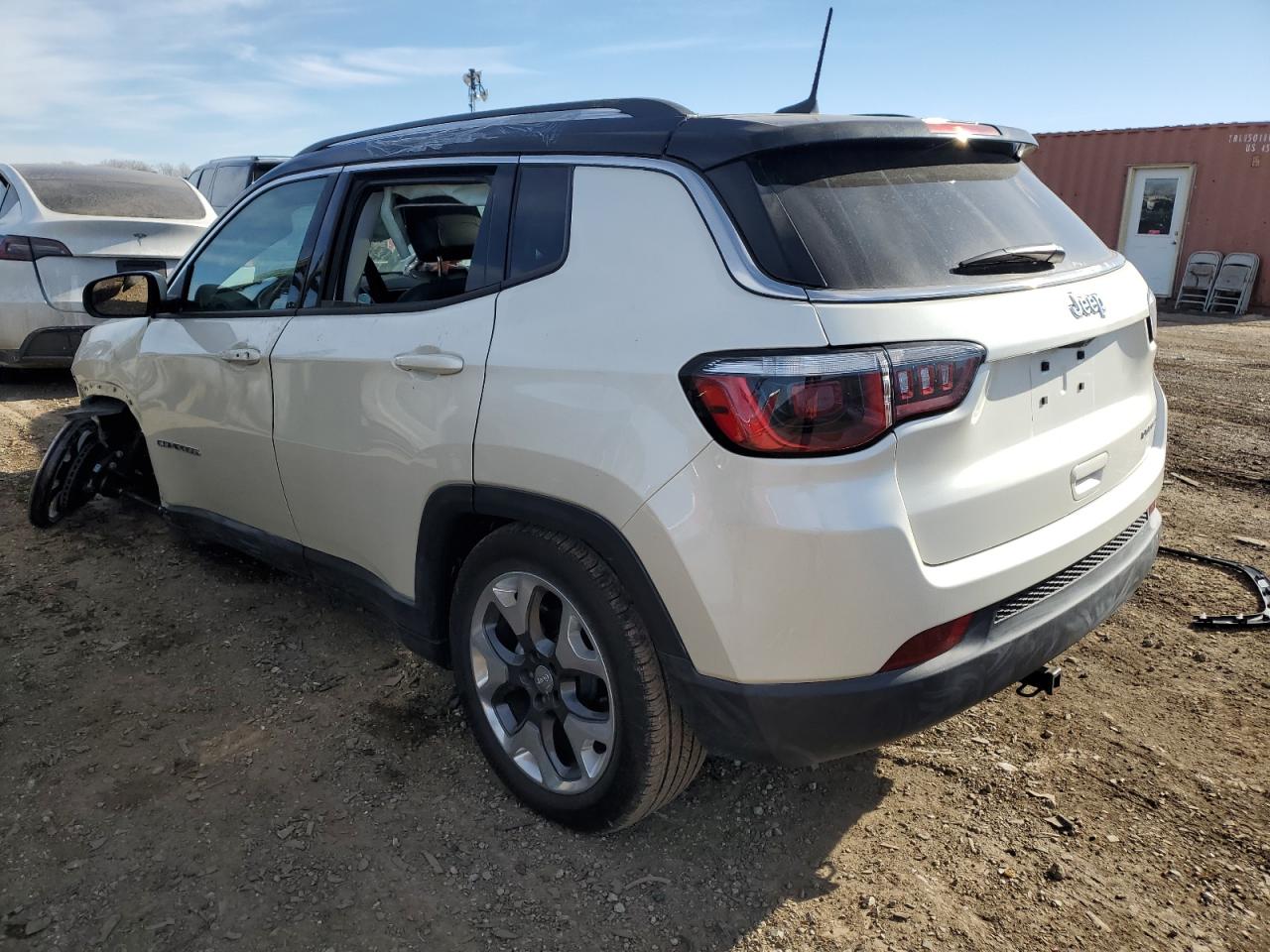 2018 Jeep Compass VIN 3C4NJCCBXJT499945 Copart auction photo, front end / undercarriage damage thumbnail 2