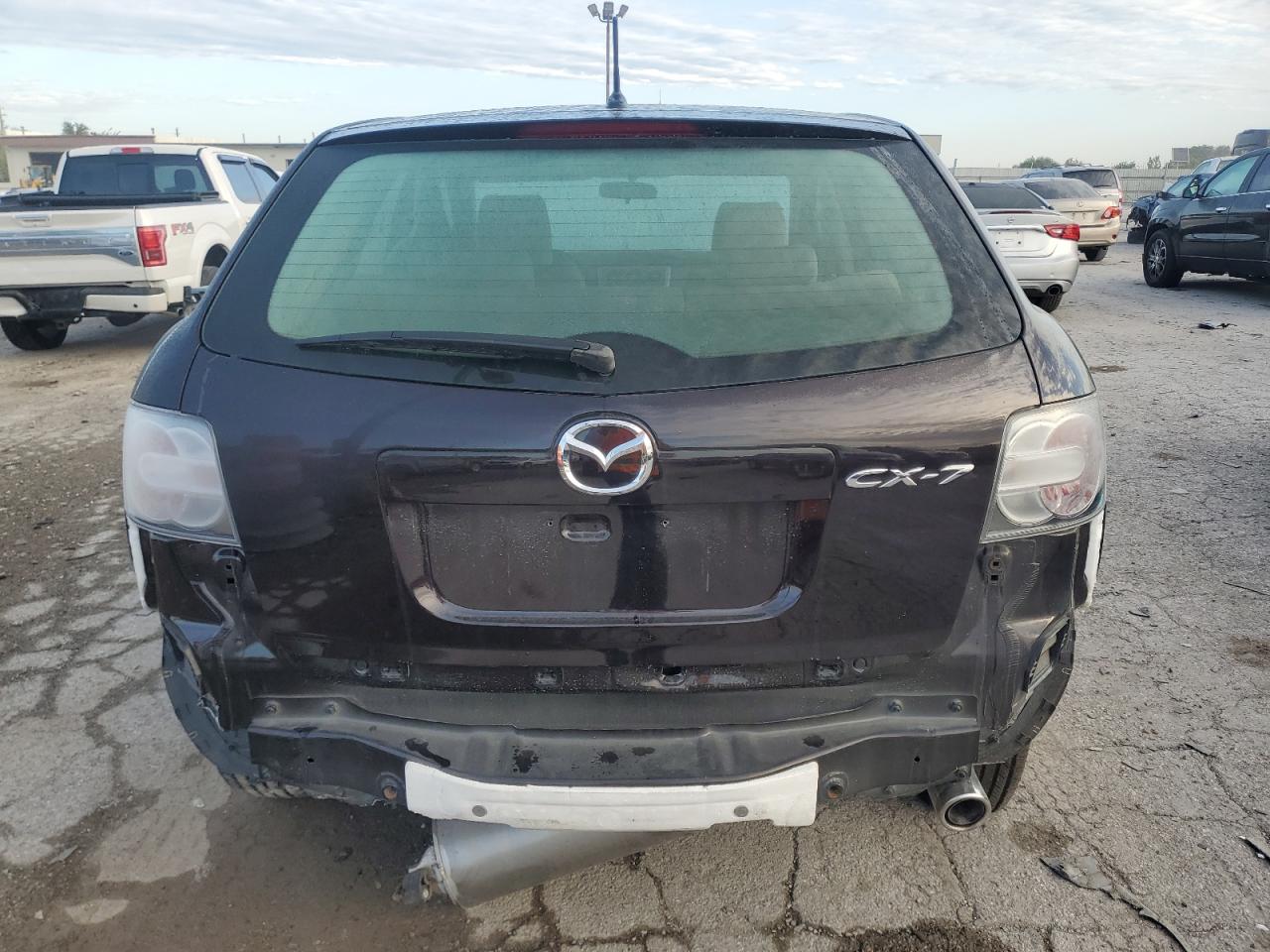 2010 Mazda CX-7 VIN JM3ER2W59A0328102 Copart auction photo, rear end / minor dent/scratches damage thumbnail 6