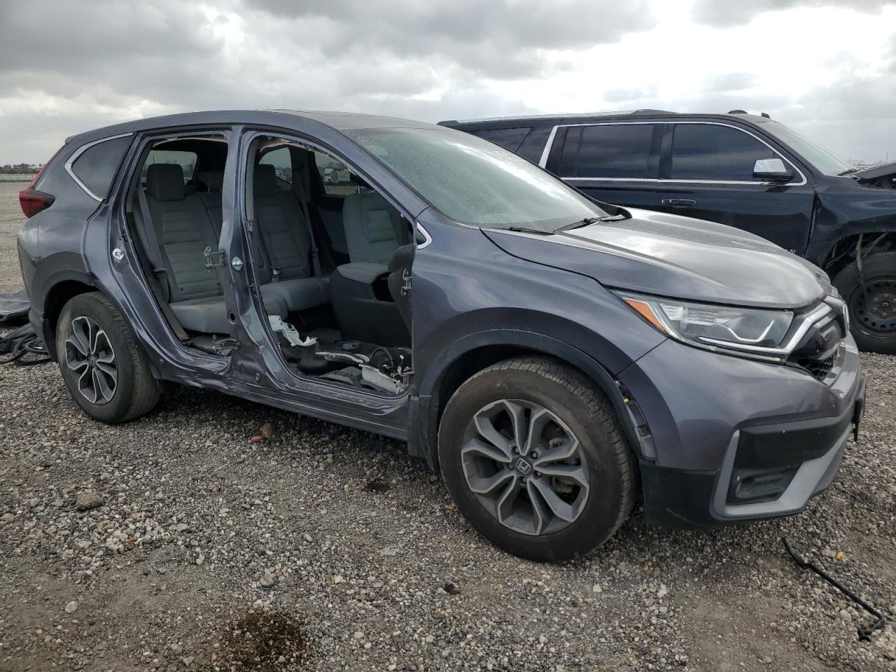 2022 Honda CR-V VIN 2HKRW1H5XNH402369 Copart auction photo, front end / side damage thumbnail 4