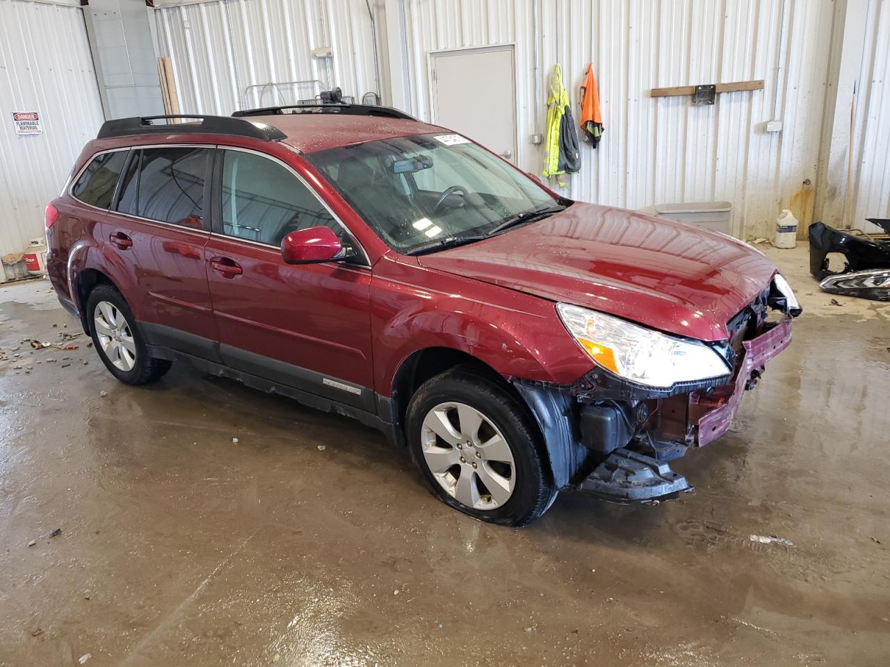 2012 Subaru Outback VIN 4S4BRCCCXC3216099 Copart auction photo, front end damage thumbnail 4