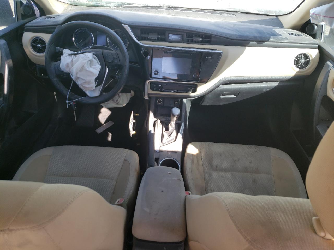 2017 Toyota Corolla VIN 2T1BURHEXHC762433 Copart auction photo, all over damage thumbnail 8