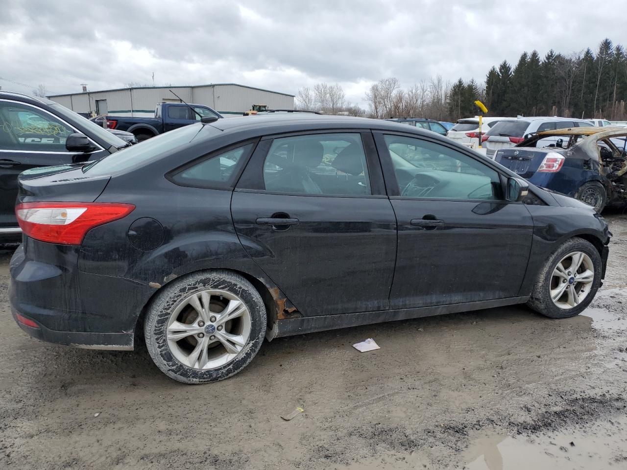 2014 Ford Focus VIN 1FADP3F28EL160467 Copart auction photo, front end damage thumbnail 3