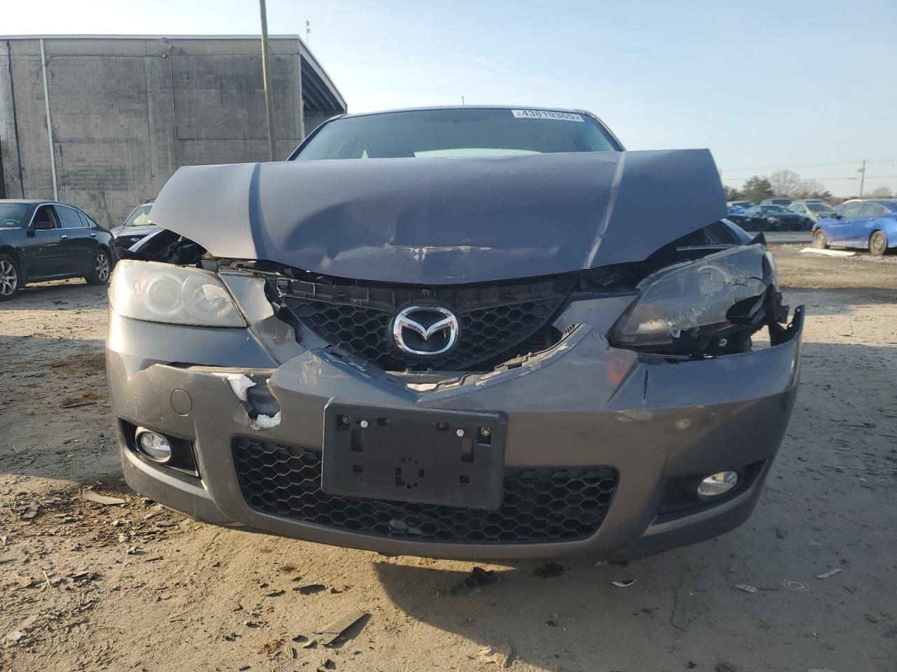 2009 Mazda 3 VIN JM1BK32G891218175 Copart auction photo, front end / minor dent/scratches damage thumbnail 5