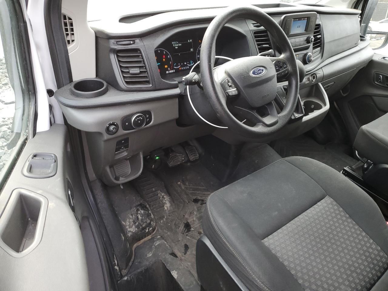 2023 Ford Transit VIN 1FTBR1Y85PKA25215 Copart auction photo, side / rear end damage thumbnail 8