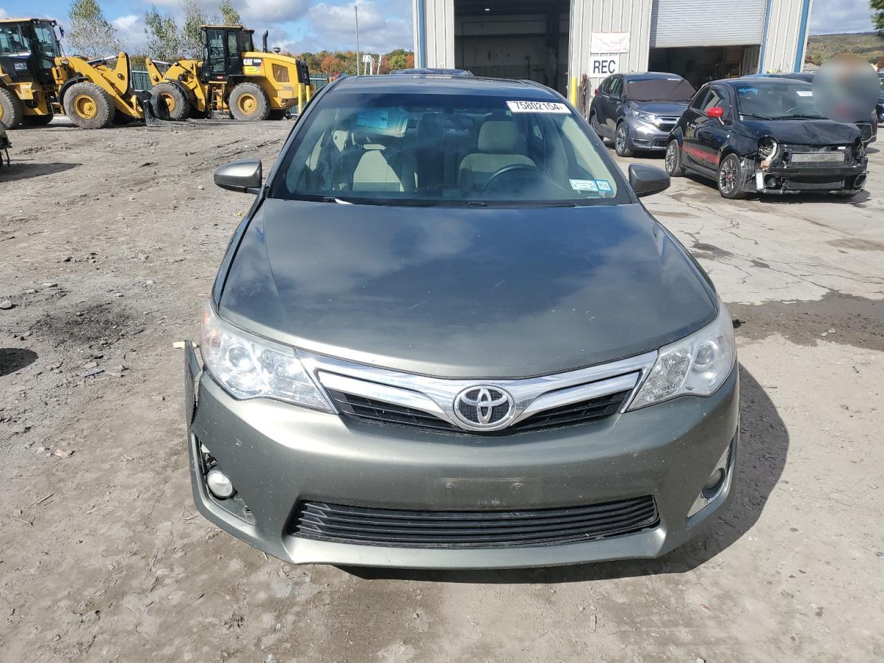2012 Toyota Camry VIN 4T4BF1FK4CR242049 Copart auction photo, front end / side damage thumbnail 5