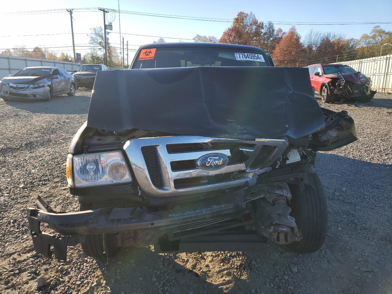 2011 Ford Ranger VIN 1FTKR1ED2BPA48268 Copart auction photo, front end damage thumbnail 5